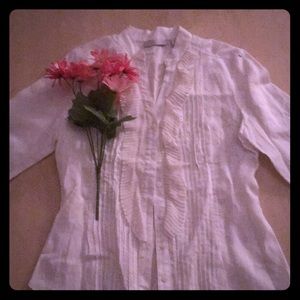 Tweeds white linen 👕